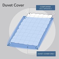 Inkivy Masie Duvet Cover Kingcal King Size White Elastic Embroidery Tufted Ruffles Duvet Cover Set 3 Piece 100 Cotton