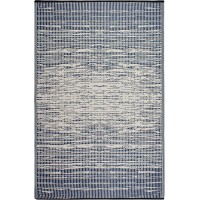 Fab Habitat Outdoor Rug Waterproof Fade Resistant Creasefree Reversible Premium Recycled Plastic Distressed Abstract S