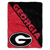 Northwest Ncaa Georgia Bulldogs Unisexadult Micro Raschel Throw Blanket 46 X 60 Halftone