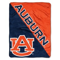 Northwest Ncaa Auburn Tigers Unisexadult Micro Raschel Throw Blanket 46 X 60 Halftone