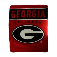 Northwest Ncaa Georgia Bulldogs Raschel Throw Blanket 60 X 80 Basic