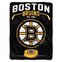 Northwest Nhl Boston Bruins Unisexadult Raschel Throw Blanket 60 X 80 Inspired