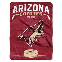 Northwest Nhl Arizona Coyotes Unisexadult Raschel Throw Blanket 60 X 80 Inspired