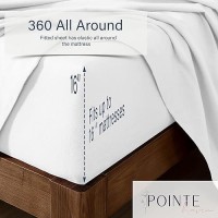 Pointehaven Flannel Deep Pocket Set With Oversized Flat Sheet King Penguin