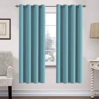 Hversailtex Insulated Thermal Blackout 52 X 72 Inch Long Curtain Panels Pair Nickel Grommet Window Drapes For Bedroomliving