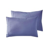 Nestl Steel Blue King Pillow Cases 2 Soft King Size Pillow Case 1800 Brushed Microfiber Pillowcases Envelope Closure Pillowc