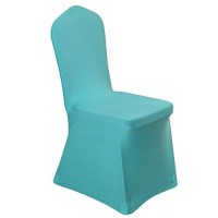 Ieventstar Spandex Dining Chair Cover Covers For Wedding Banquet (Blue)