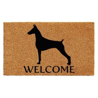 Calloway Mills 102971729 Doberman Doormat 17 X 29 Naturalblack