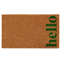 Calloway Mills 102631729Ngb Vertical Hello Doormat 17 X 29 Naturalgreen