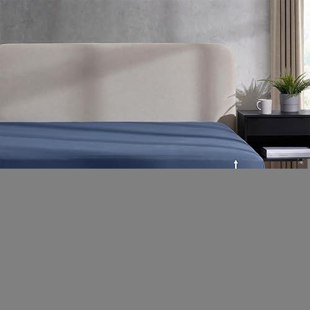 Nestl Navy California King Fitted Sheet Extra Deep Pocket Cal King Fitted Sheet Only 1800 Microfiber Fitted Bed Sheet Ultra S