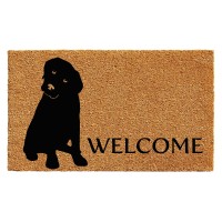 Calloway Mills 102962436 Labrador Doormat 24 X 36 Naturalblack