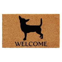 Calloway Mills 103002436 Chihuahua Doormat 24 X 36 Naturalblack