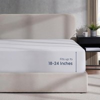 Nestl Extra Deep Pocket Full Fitted Sheet White Full Size Fitted Sheet Only 1800 Microfiber Fitted Bed Sheet Ultra Soft Full