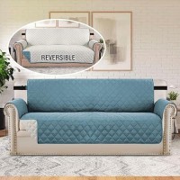 Hversailtex Reversible Couch Cover For 3 Cushion Couch Water Resistant Sofa Cover Seat Width Up To 66 Washable Furniture Prot