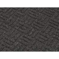 Indoor/Outdoor Hose-Wash Embossed Design Non-Slip Rubber 2X3 Modern Entryway Mat For Entryway  Patio  Backyard  Garage  24