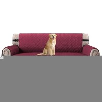 Hversailtex Sofa Slipcover For Dogscatspets Sofa Cover Quilted Furniture Protector With Non Slip Elastic Strap Water Resistan