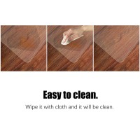 Azadx Office Chair Mat For Hard Floors 48 X 59, Clear Pvc Hardwood Floor Mat, Durable Plastic Floor Protector For Home And Office Use (48