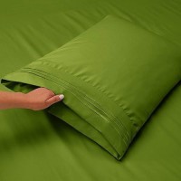 Nestl Full Xl Sheets Sets 4 Piece Full Xl Size Sheets Double Brushed Calla Green Sheets Hotel Luxury Full Xl Sheet Set Extr