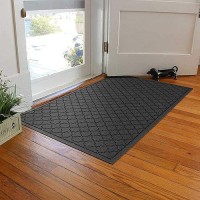 Bungalow Flooring Waterhog Door Mat 3 X 5 Made In Usa Durable And Decorative Floor Covering Skid Resistant Indooroutdoor