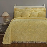 Better Trends Wedding Ring comforter collection 100 cotton Tufted Unique Luxurious Soft Plush chenille Machine Washable Tumble