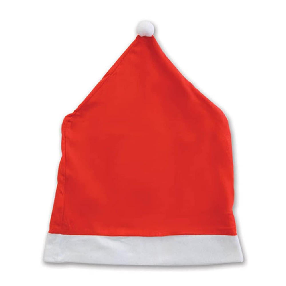 Santa Hat Christmas Chair Cover - 1 Pc.