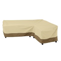 Classic Accessories Veranda Patio Right Facing L-Shape Sectional Lounge Set Cover - Durable And Water Resistant Outdoor Furniture Cover (55-880-011501-Rt)