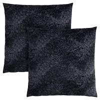 Monarch Specialties I 9333 Throw Pillow 18 x 18 Black