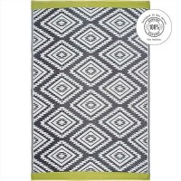 Fab Habitat Southwestern Aztec Outdoor Rug Waterproof Fade Resistant Creasefree Reversible Premium Recycled Plastic Pa