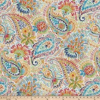 Pillow Perfect Paisley Indooroutdoor Accent Throw Pillow Plush Fill Weather And Fade Resistant Floor 25 X 25 Bluegr