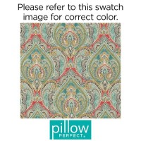 Pillow Perfect Paisley Indooroutdoor Accent Throw Pillow Plush Fill Weather And Fade Resistant Large Lumbar 165 X 245