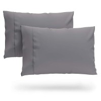 Cosy House Collection Luxury Cooling Rayon Derived From Bamboo Blend Ultra Soft Pillow Cases Cooling Breathable Set Of 2 P