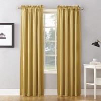 Sun Zero Barrow Energy Efficient Rod Pocket Curtain Single Panel