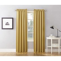 Sun Zero Barrow Energy Efficient Rod Pocket Curtain Single Panel