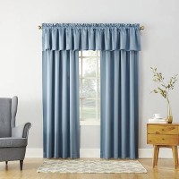 Sun Zero Barrow Energy Efficient Rod Pocket Curtain Single Panel