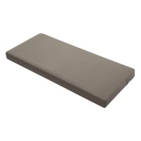 Classic Accessories Ravenna Patio Bench/Settee Cushion Slip Cover & Foam - Durable Outdoor Cushion, Dark Taupe, 42