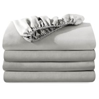 Bare Home 2Pack Fitted Bottom Sheets Split King Premium 1800 Ultrasoft Microfiber Deep Pocket 4 Twin Xl Fitted Sheets S