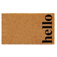 Calloway Mills 102612436Nbb Vertical Hello Doormat 24 X 36 Naturalblack