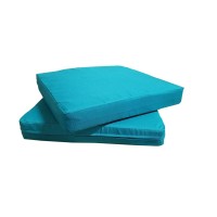 Qqbed Patio Cushion Covers For Outdoor Deep Seat Lounge (20X18, Teal)