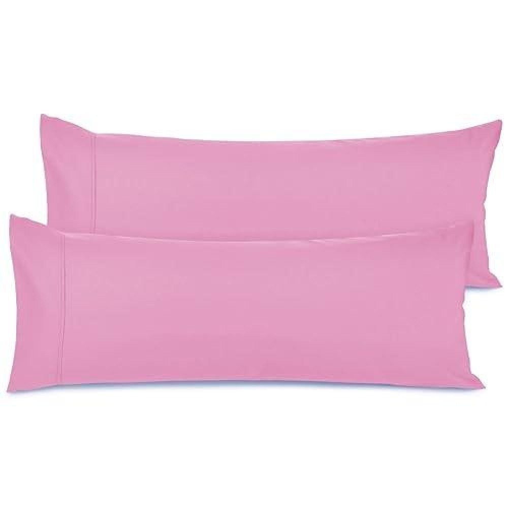 Nestl Body Pillow Cover Soft Body Pillow Pillowcase Lightweight Pink Pillowcase Microfiber Body Pillow Case Cover 20X54