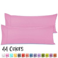 Nestl Body Pillow Cover Soft Body Pillow Pillowcase Lightweight Pink Pillowcase Microfiber Body Pillow Case Cover 20X54