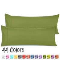 Nestl Body Pillow Cover Soft Body Pillow Pillowcase Lightweight Calla Green Pillowcase Microfiber Body Pillow Case Cover