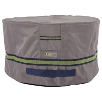 Duck Covers Soteria Waterproof 32 Inch Round Patio Ottoman/Side Table Cover