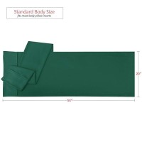 Nestl Body Pillow Cover Soft Body Pillow Pillowcase Lightweight Hunter Green Pillowcase Microfiber Body Pillow Case Cover