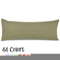 Nestl Body Pillow Cover Soft Body Pillow Pillowcase Lightweight Sage Green Pillowcase Microfiber Body Pillow Case Cover