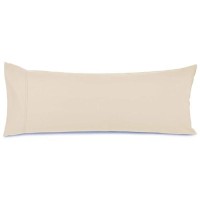 Nestl Body Pillow Cover Soft Body Pillow Pillowcase Lightweight Beige Pillowcase Microfiber Body Pillow Case Cover 20X54