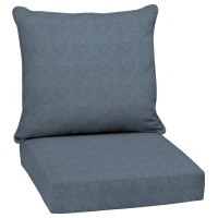 Arden Selections Performance Outdoor Deep Seating Cushion Set 24 X 24, Denim Alair