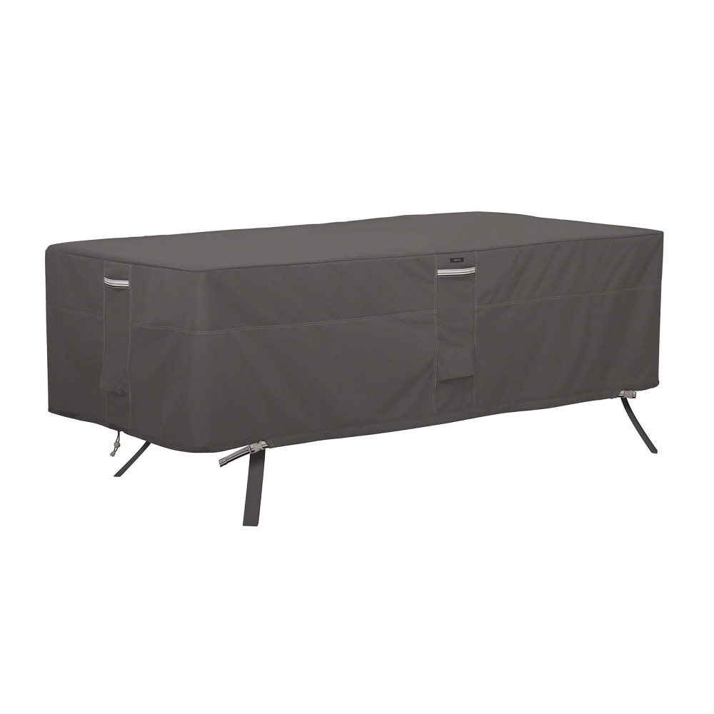 Classic Accessories Ravenna Waterresistant 72 Inch Rectangularoval Patio Table Cover Outdoor Table Cover