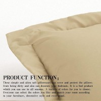 Ntbay Queen Pillow Shams 2 Pack Brushed Microfiber 20X30 Sham Covers Super Soft And Cozy Wrinkle Fade Stain Resistant 20X