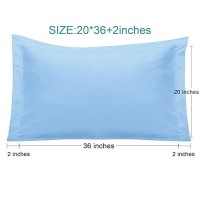 Ntbay King Pillow Shams 2 Pack Brushed Microfiber 20X36 Sham Covers Super Soft And Cozy Wrinkle Fade Stain Resistant 20X3