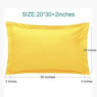 Ntbay Queen Pillow Shams 2 Pack Brushed Microfiber 20X30 Sham Covers Super Soft And Cozy Wrinkle Fade Stain Resistant 20X